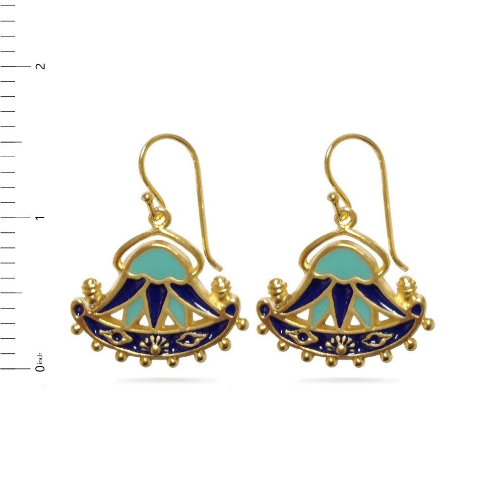 Egyptian Lotus Earrings