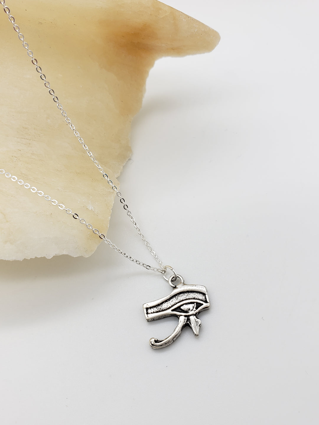 Eye of Horus Pendant - Antique Silver Finish