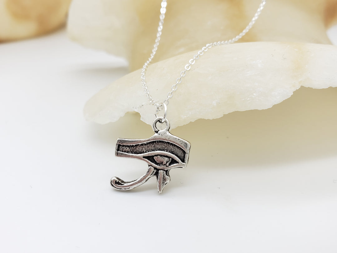 Eye of Horus Pendant - Antique Silver Finish