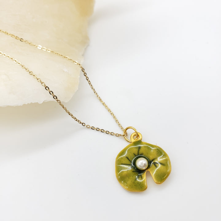 Monet Water Lily Pendant