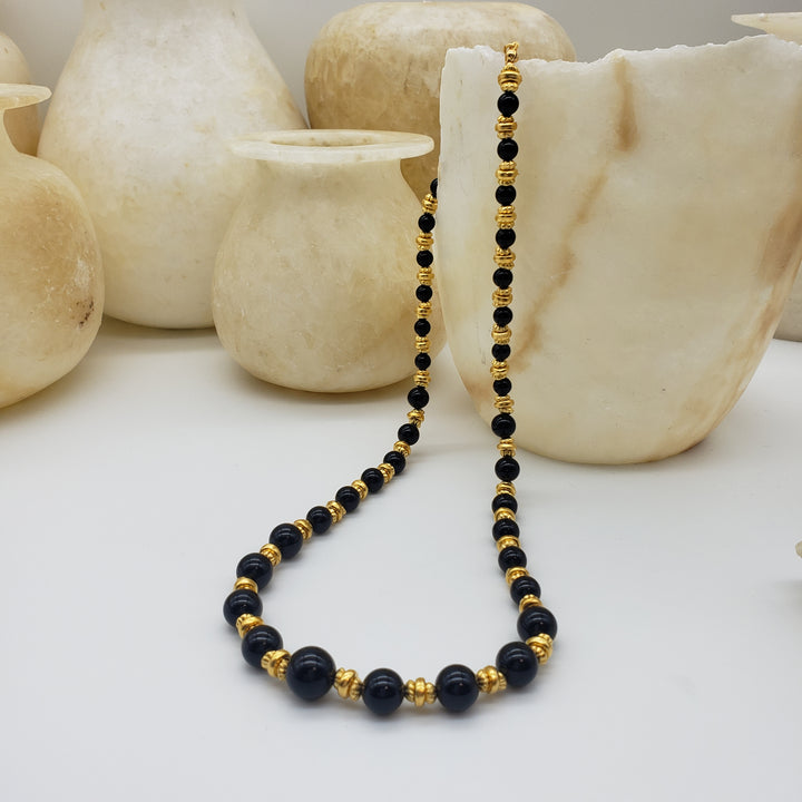 Greco-Roman Black Onyx Necklace