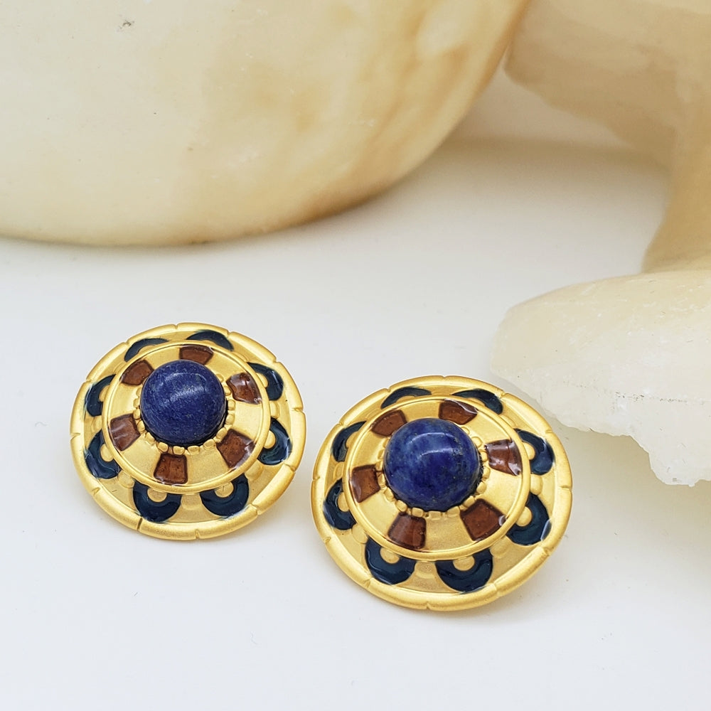 Royal Egyptian Clip Earrings