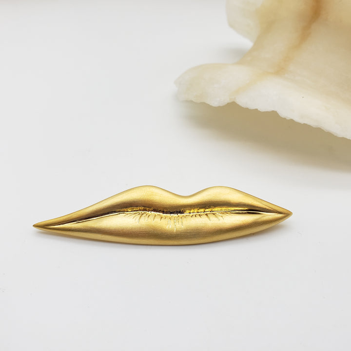 Man Ray Lip Brooch