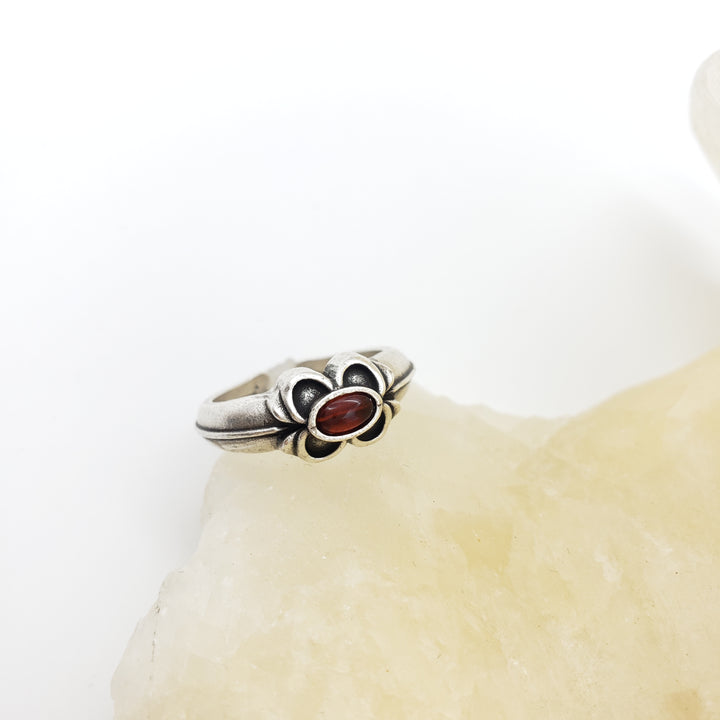 Tudor Eworth Carnelian Ring - Adjustable