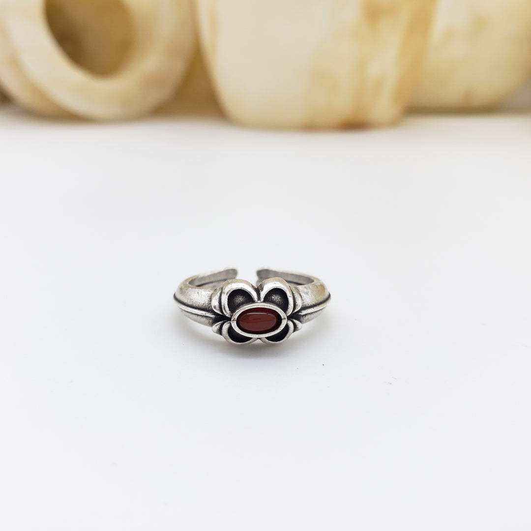 Tudor Eworth Carnelian Ring - Adjustable