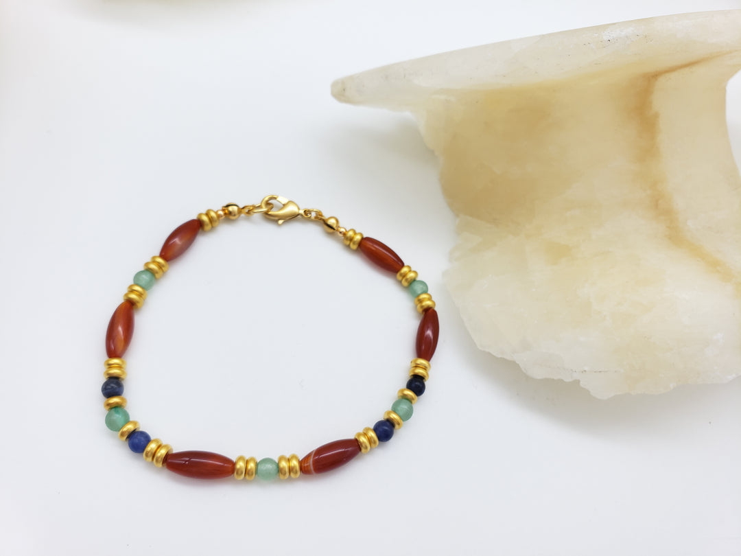 Carnelian Cleopatra Bracelet