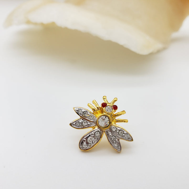 Jeweled Bee Lapel Pin