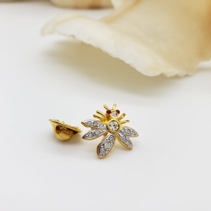 Jeweled Bee Lapel Pin