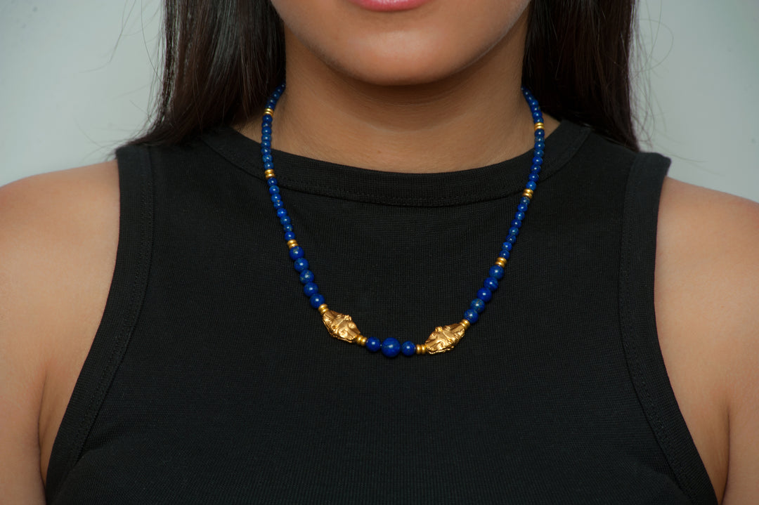 Double-Headed Leopard Necklace