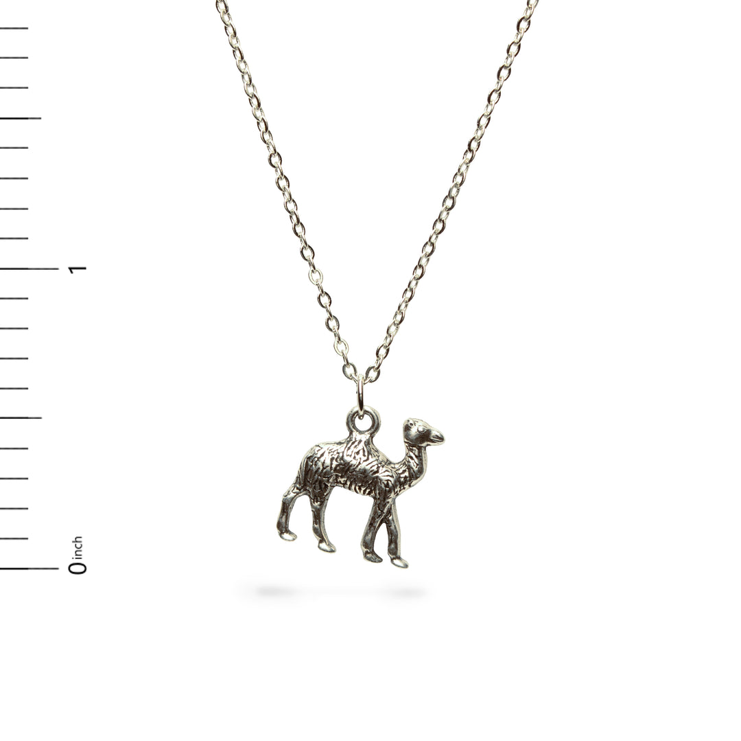 Egyptian Camel Pendant - Silver