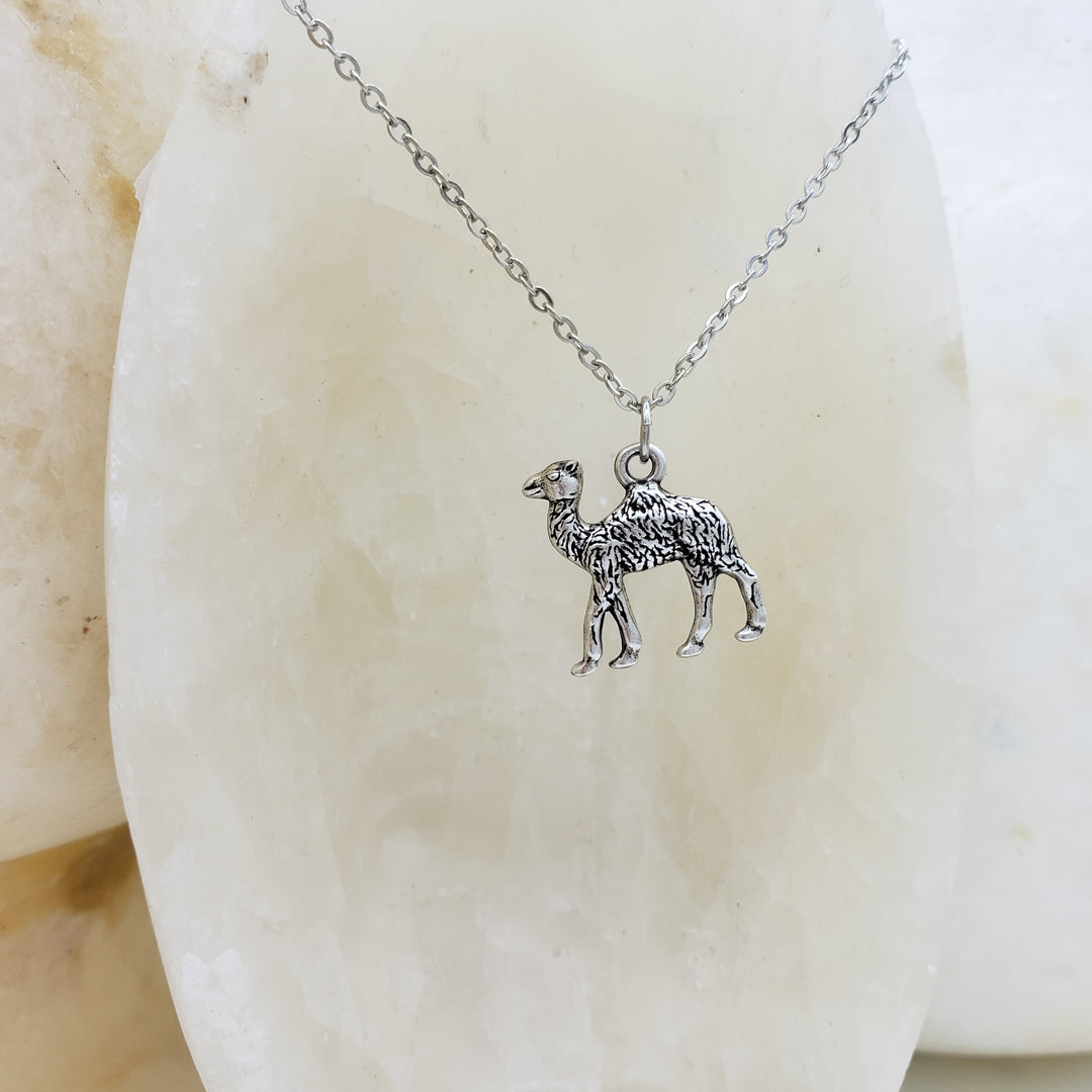 Egyptian Camel Pendant - Silver