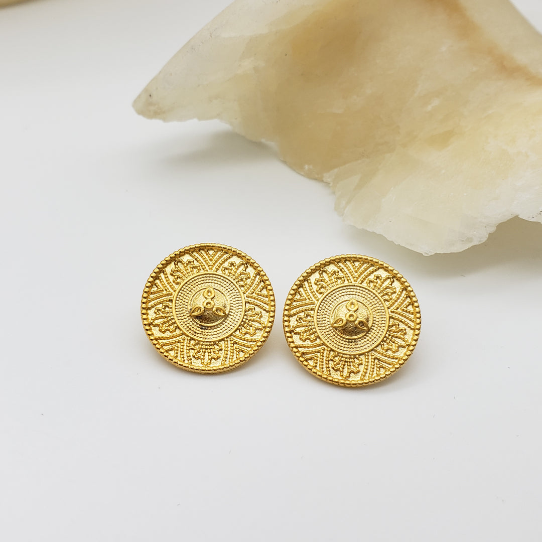 Etruscan Revival Post Earrings