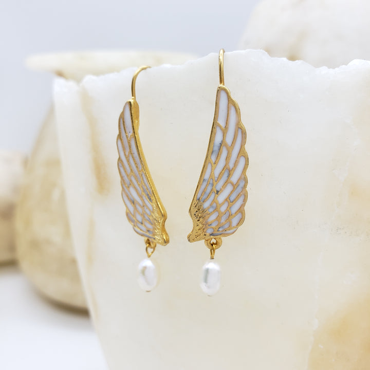 Swan Wing Earrings