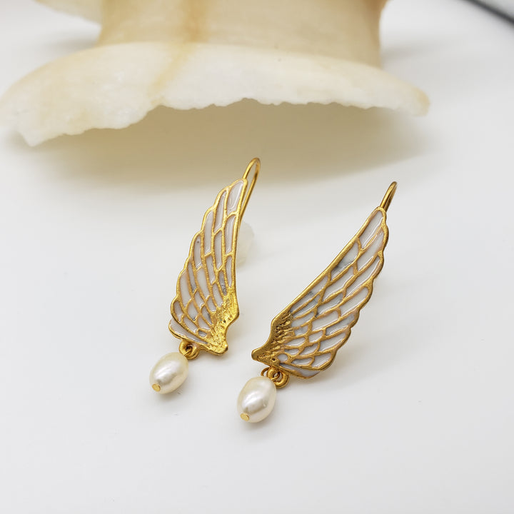 Swan Wing Earrings