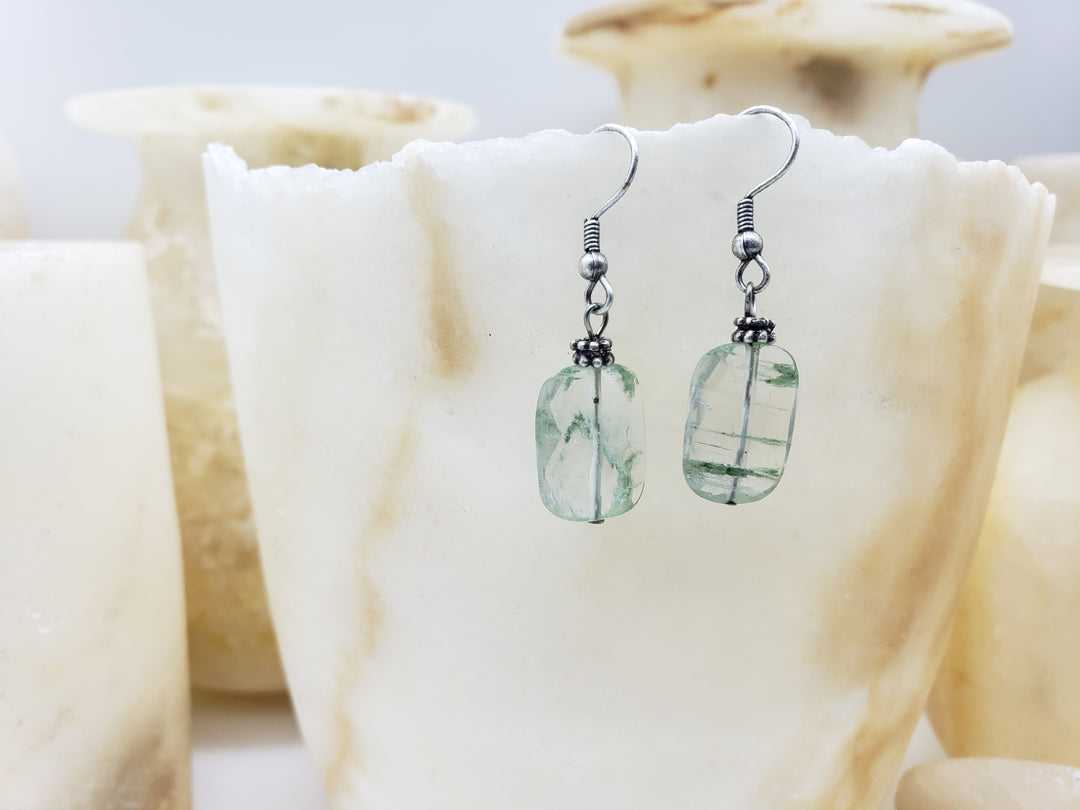 Moss Agate Earrings