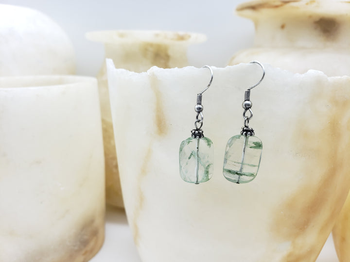 Moss Agate Earrings