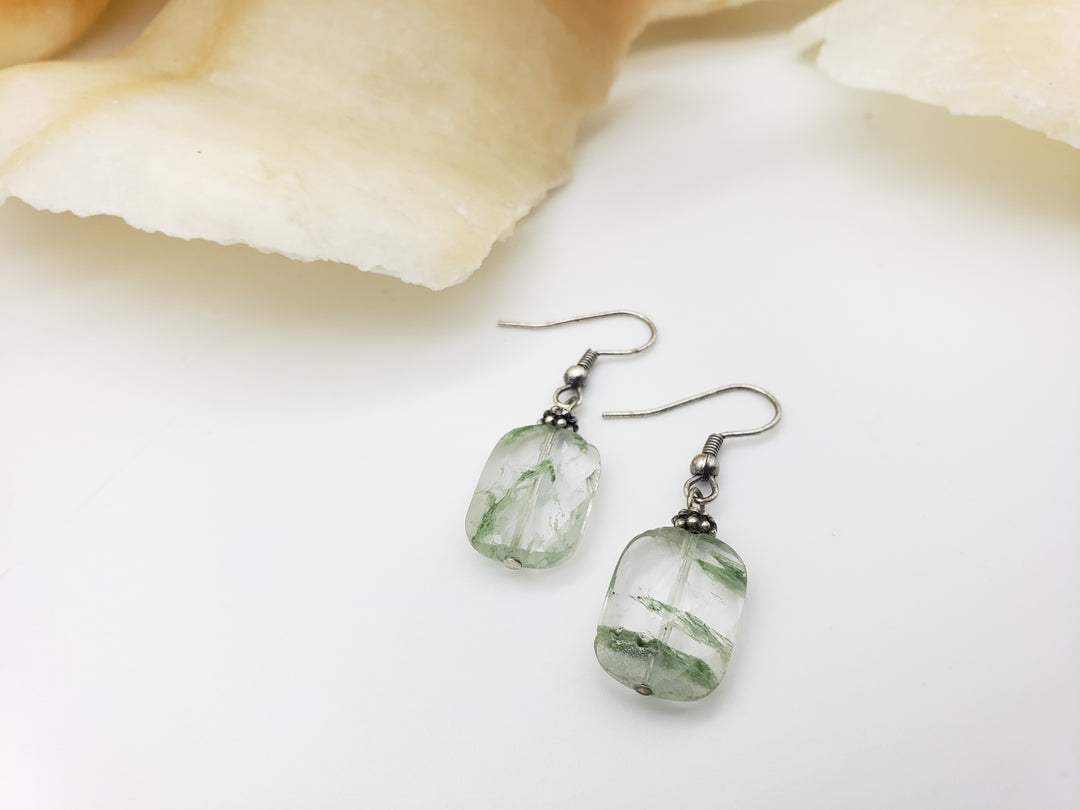 Moss Agate Earrings