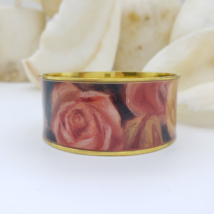 Renoir Roses Bangle - Wide