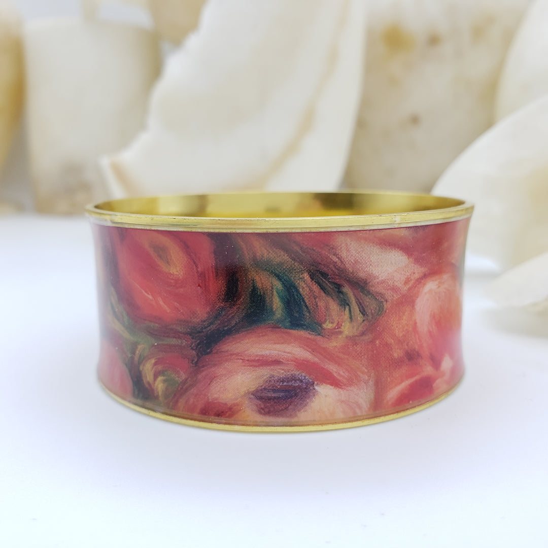 Renoir Anemones Bangle - Wide