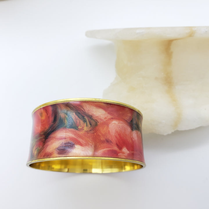 Renoir Anemones Bangle - Wide