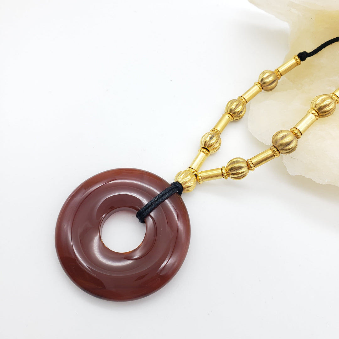 Carnelian Beaded Necklace