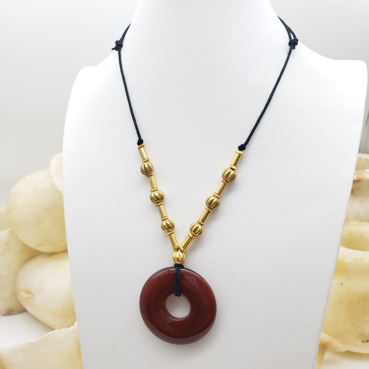 Carnelian Beaded Necklace