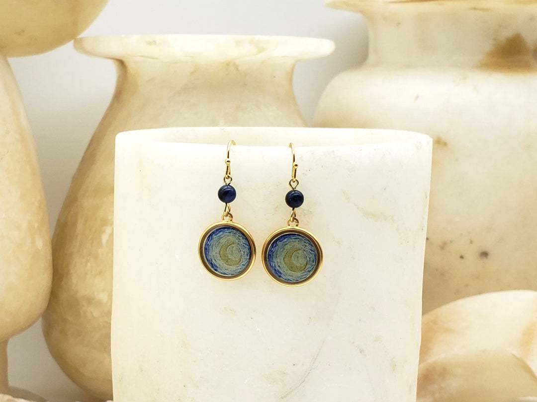 Van Gogh Starry Night Earrings