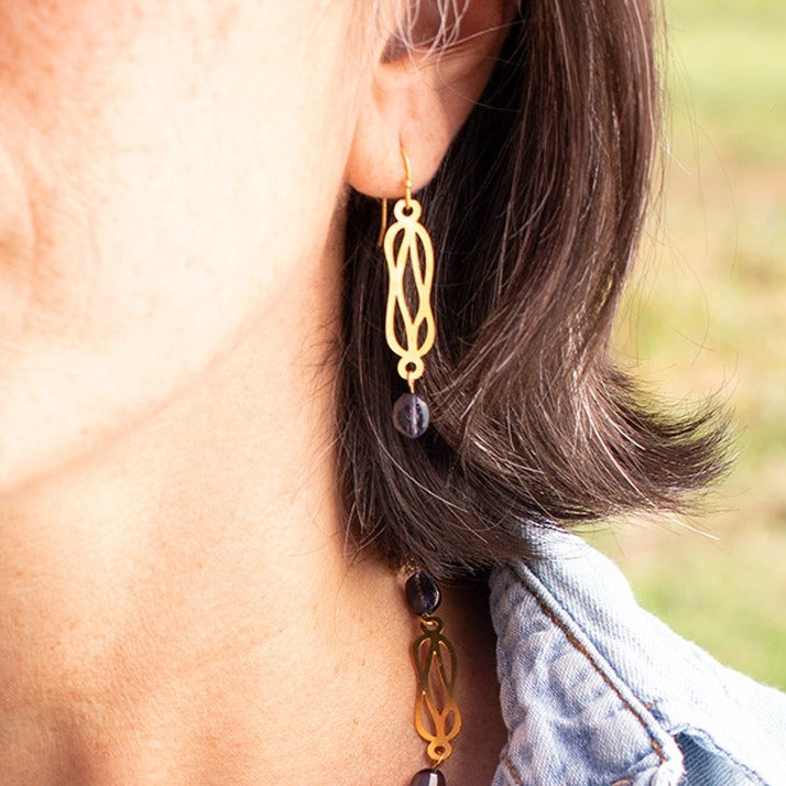 Herculean Knot Earrings