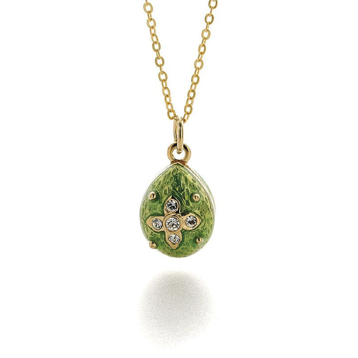 Imperial Peridot Star Egg Pendant