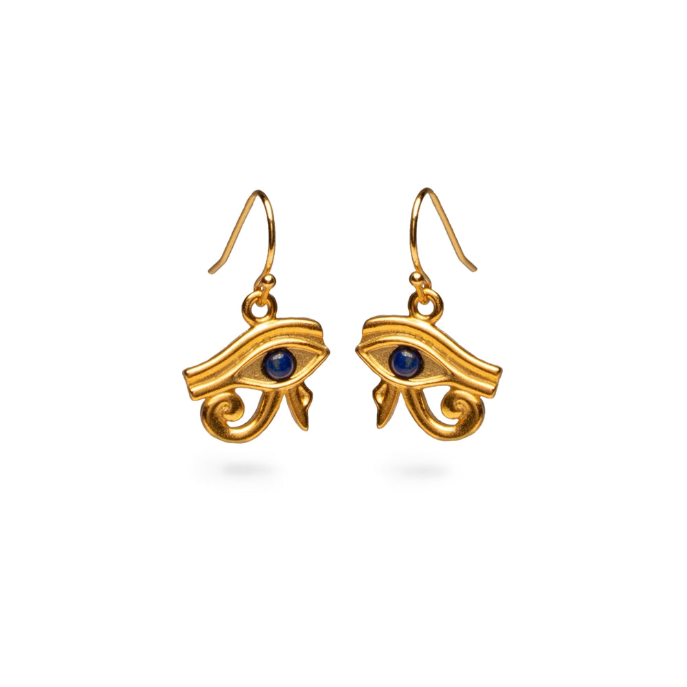 TFC Heart-Eye Statement Gold Plated Hoop Earrings